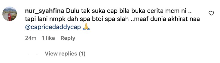 Netizen mohon maaf ke Caprice